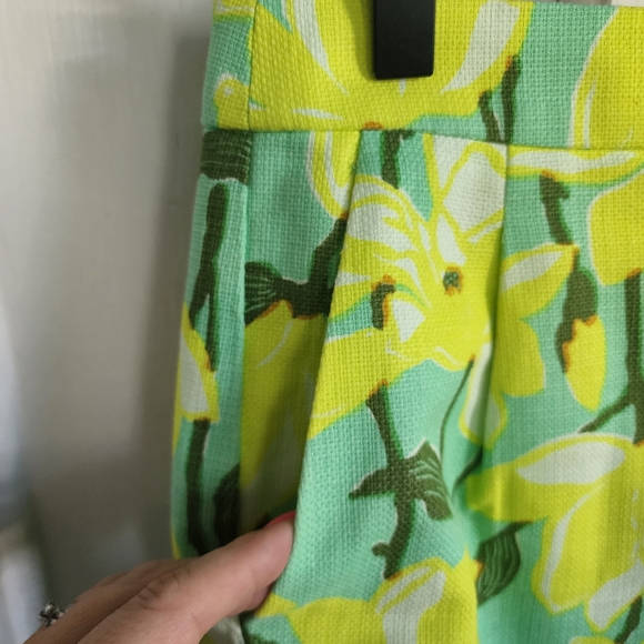 J.Crew Retro Style Floral Print Mini Skirt, Sz 2 - Picture 2 of 9